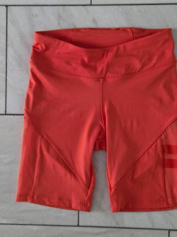 oranje bikeshort fietsbroek van STRONGER maat L, STRONGER, Ophalen of Verzenden, Zo goed als nieuw, Oranje