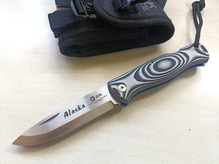 K25 K25 Alaska Bushcraft/Survival – Coltello pieghevole -, Antiek en Kunst, Antiek | Keukenbenodigdheden