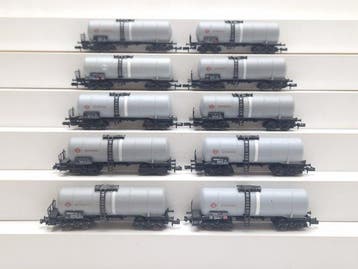 Fleischmann N - 8480 - Modeltrein goederenwagon (10) - 10x, Hobby en Vrije tijd, Modeltreinen | N-Spoor, Nieuw