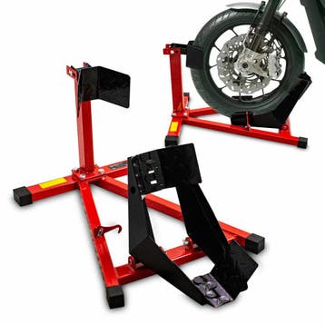 Motorstandaard voorwiel zwart / rood, Verzenden, Nieuw