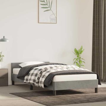 Eenpersoonsbed Fluweel | Tweedekansje | OP=OP, 90 cm, Eenpersoons, Zo goed als nieuw, 190 cm of minder