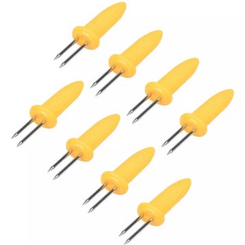 Benson Maiskolfhouders 8-delig - 6 cm - roestvrijstaal en..., Ophalen of Verzenden, Nieuw