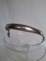 Bonbon mand - .833 zilver - Bonboniere glas met zilv, Antiek en Kunst