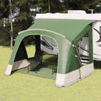 vidaXL Caravan Tent 5-Person met dak Groen 410 x 275 x 245, Verzenden, Nieuw, Tot en met 2