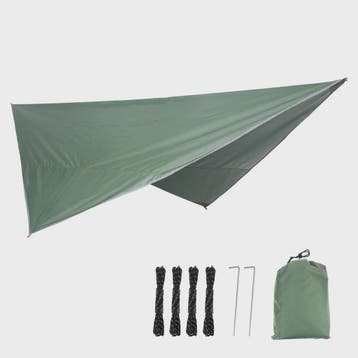 Draagbare Kampeerhangmat met Muggennet en Waterdichte Tarp, Verzenden, Nieuw