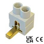 Sep aansluitklem pin 2 x 25mm² grijs - FT2-25-P, Ophalen of Verzenden, Nieuw