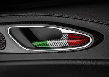 Alfa Romeo Giulia / Stelvio Carbon Fiber deurhendel cover, Auto diversen, Verzenden