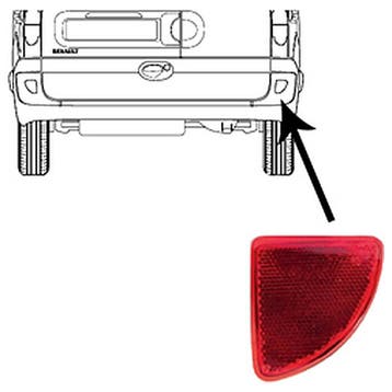 Dacia Logan Van/Logan Pickup 2008-2013 Reflector Rechts In B, Verzenden, Nieuw