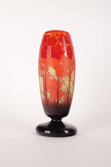 Le Verre Français - Charles Schneider - Vaas - Cardamines, Antiek en Kunst