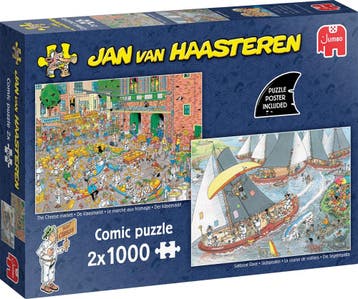 Jan van Haasteren - Hollandse Tradities Puzzel (2x1000, Verzenden, Nieuw