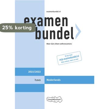Examenbundel / havo Nederlands 2021/2022 9789006491388, Verzenden, Gelezen