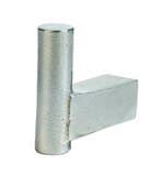 Kapstokhaak Jolie Core 34x34 mm oud zilver, Huis en Inrichting, Verzenden, Nieuw