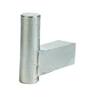 Kapstokhaak Jolie Core 34x34 mm oud zilver, Huis en Inrichting, Verzenden, Nieuw
