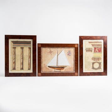 Wanddecoratie - Auteurtriptiek: Intercolunnio / Pond-Yacht