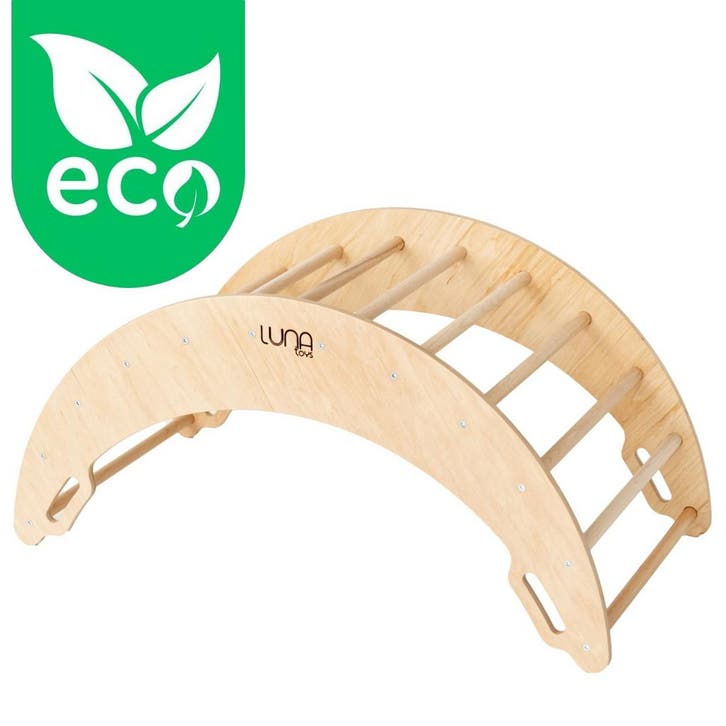 Luna Toys Naturel ECO Houten Klimboog, Kinderen en Baby's, Kinderkamer | Tafels en Stoelen, Nieuw, Verzenden