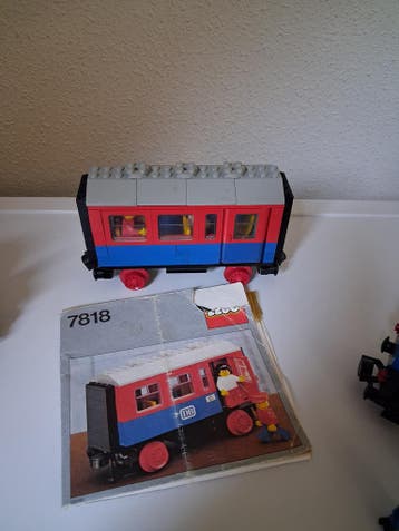 LEGO Passenger Carriage 7818, Zo goed als nieuw, Complete set, Lego