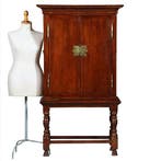 Hollands Koloniaal Tafelkastje ingericht als bar met brons b, Ophalen of Verzenden