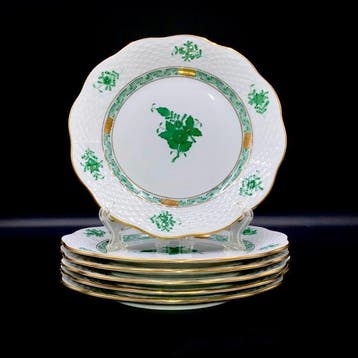 Herend - Exquisite Set of 6 Plates (19 cm) - “Chinese