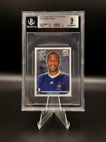 Beckett Bgs 9 Panini Africa World Cup 2010 Henry #103, Verzenden, Zo goed als nieuw, Losse kaart