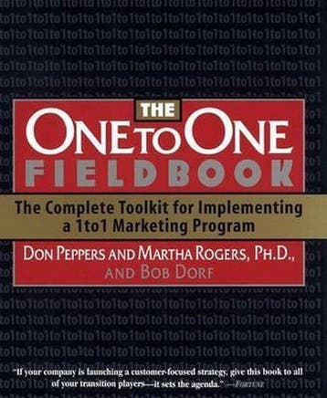 One to One Fieldbook - Don Peppers 9780385493697, Verzenden, Gelezen, Don Peppers