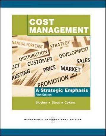 Cost Management 9780071267489 Edward Blocher, Verzenden, Zo goed als nieuw, Edward Blocher