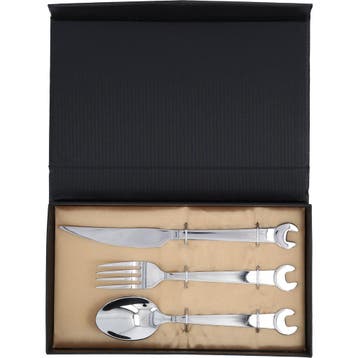KS Tools RVS Bestekset met Steeksleutelgrepen 3-delig, Huis en Inrichting, Verzenden, Nieuw