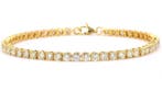 Armband - 14 karaat Geel goud - 6.49ct. tw. Diamant, Nieuw