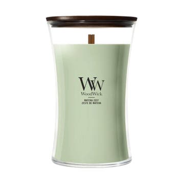 WoodWick Matcha Zest Large Candle - 611gr, Ophalen of Verzenden, Nieuw, Overige typen