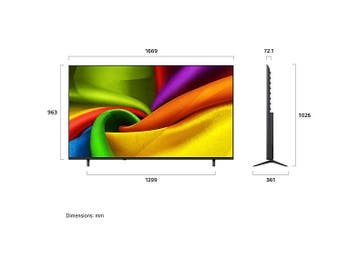 Lg - LED/QLED 70-79 Ultra HD 4K TV - 75 inch, Verzenden, Nieuw, 100 cm of meer, 4k (UHD)