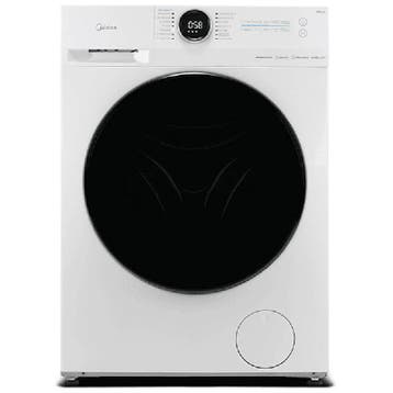 Nieuwe Midea wasmachine 8KG label A inverter MF200W80WB-14AS, Energieklasse A of zuiniger, 1200 tot 1600 toeren, Verzenden, 8 tot 10 kg