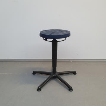Labkoo kruk - blauw PU kunststof - ihv 44-63 cm, Ophalen of Verzenden, Nieuw