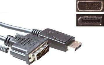 ACT AK3997 Displayport naar DVI 3m Nieuw, Ophalen of Verzenden, Refurbished