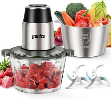Keukenmachine Mini 1.8L - 55% Korting - Nieuwstaat, 1 tot 2 liter, 2 snelheden, Ophalen of Verzenden, Zo goed als nieuw