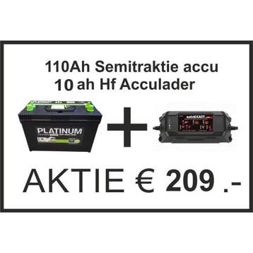 Combi Platinum dc31 110ah + 10Ah Lader, Verzenden, Nieuw