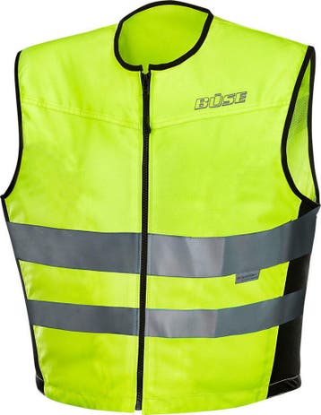 Büse Fluo Geel Veiligheidsvest, Motoren, Verzenden, Nieuw