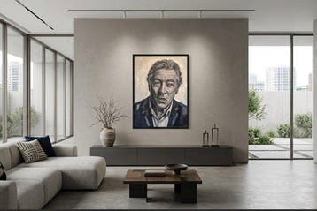 Nguyn Vit Lâm (1993) - Robert De Niro 80 60 cm, Antiek en Kunst