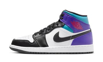 Jordan 1 Mid Court Purple Tropical Twist, Nieuw