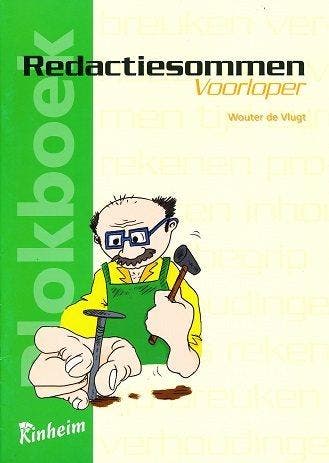 Kinheim Blokboek Redactiesommen voorloper (per stuk), Verzenden, Nieuw