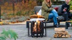 Kester vuurkorf zwart Fire Pit Staal Diameter 55cm Terras..., Verzenden, Nieuw