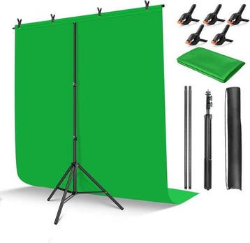 2dekans | Luft Green screen set - 200x150 doek - Fotografie, Ophalen of Verzenden, Zo goed als nieuw