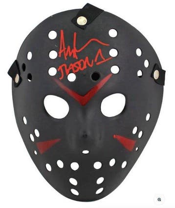 Friday 13th - Ari Lehman - Signed Black Jason Mask - With, Verzamelen, Film en Tv, Nieuw