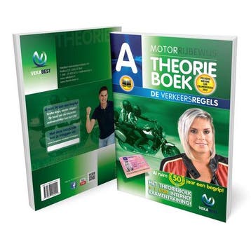 Motor Theorieboek 2022 met 1 Uur Examens Oefenen - Rijbewijs, Verzenden, Zo goed als nieuw, VEKABEST