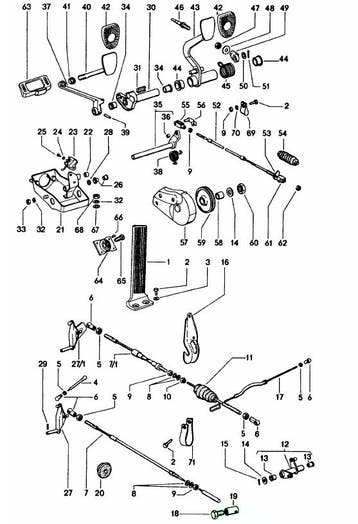 Gaspedaalkabelconnector. Porsche 914, Auto-onderdelen, Verzenden, Nieuw