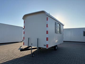Schaftwagen  langzaamverkeer  4 mtr  met berging, Ophalen of Verzenden