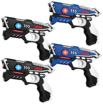 KidsTag Laserpistolen set - 4 Lasertag gun - Lasergame, Kinderen en Baby's, Ophalen of Verzenden, Nieuw