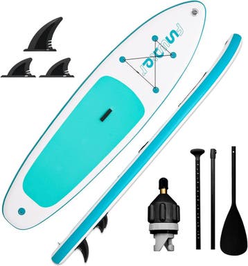 FunWater Stand Up Paddling Board Opblaasbaar SUP-board met p, Verzenden, Zo goed als nieuw