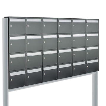 Brievenbusunit Flow set vrijstaand 6-breed, 4-hoog -, Verzenden, Nieuw