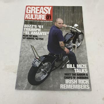 Greasy Kulture Magazine #1, Boeken, Auto's | Boeken, Ophalen of Verzenden, Zo goed als nieuw, Overige merken