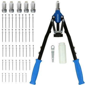 klinknagel gun met 5 mondstukken (Voor in Huis), Verzenden, Nieuw
