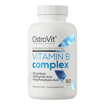 Ostrovit - Vitamine B Complex - 90 Tabletten, Verzenden, Nieuw, Poeder of Drank